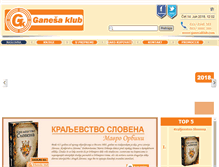 Tablet Screenshot of ganesaklub.com